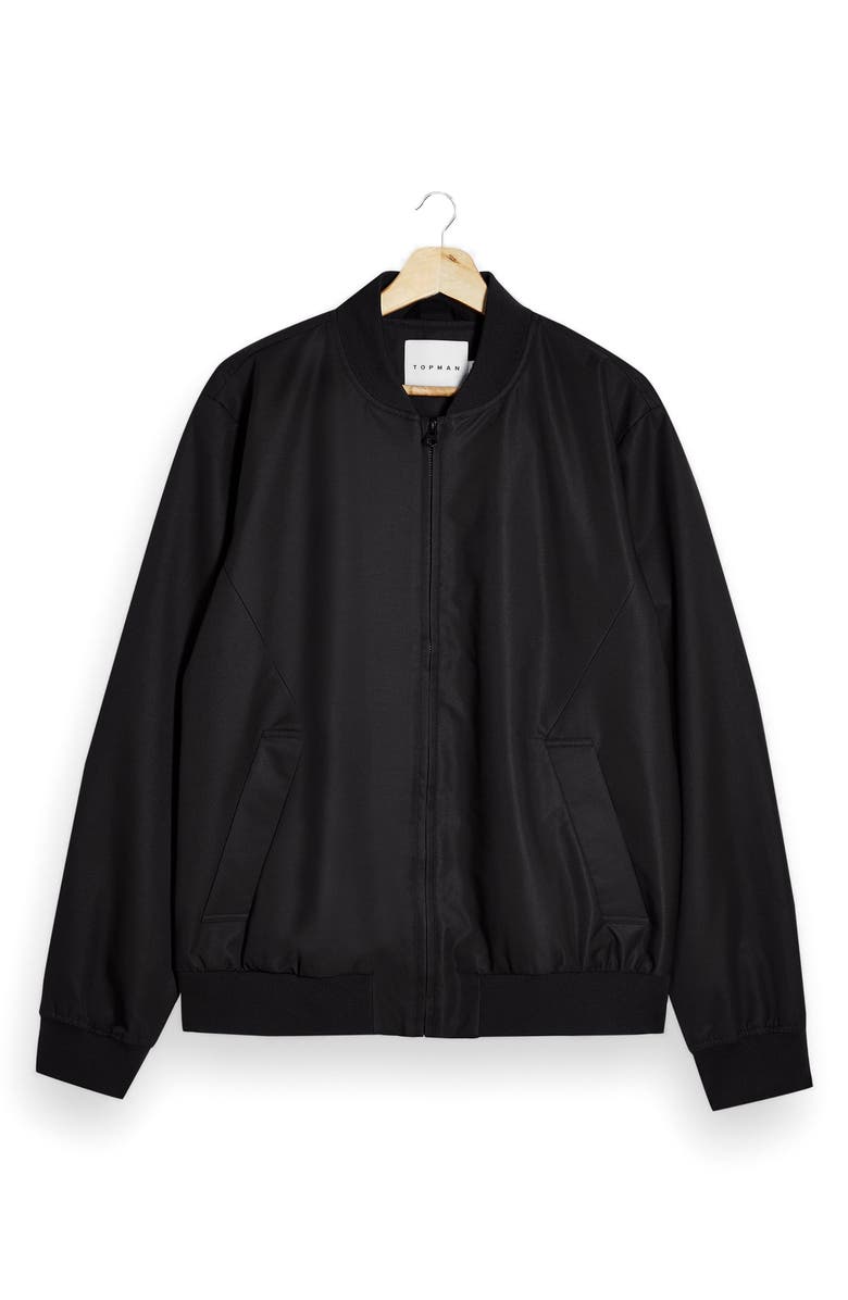 Topman Icon Bomber Jacket, Alternate, color, 