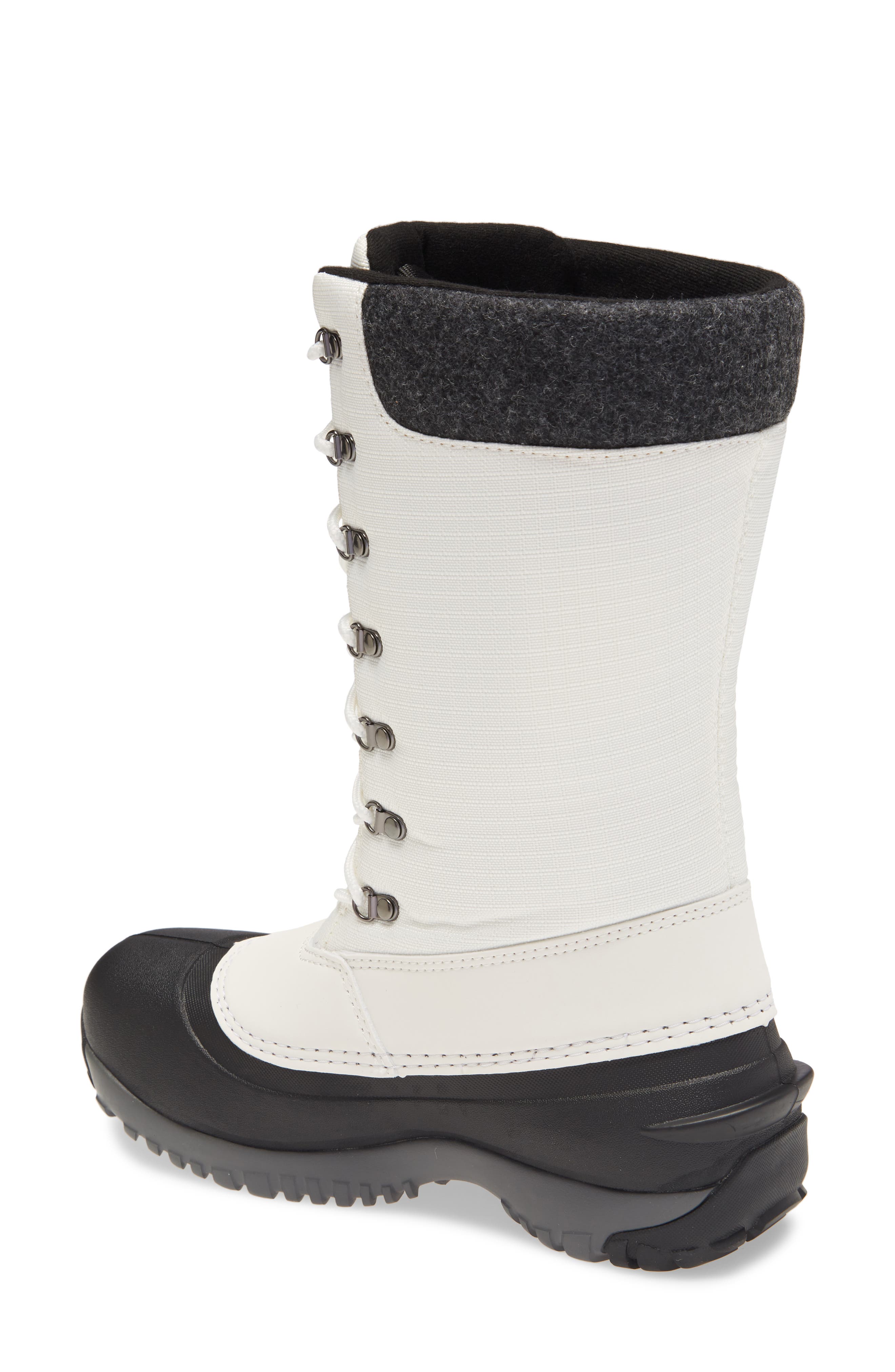 Baffin Jess Waterproof Boot, Alternate, color, Black/ White