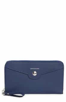 Longchamp Go Zip-Around Leather Wallet