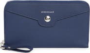 Longchamp Go Zip-Around Leather Wallet