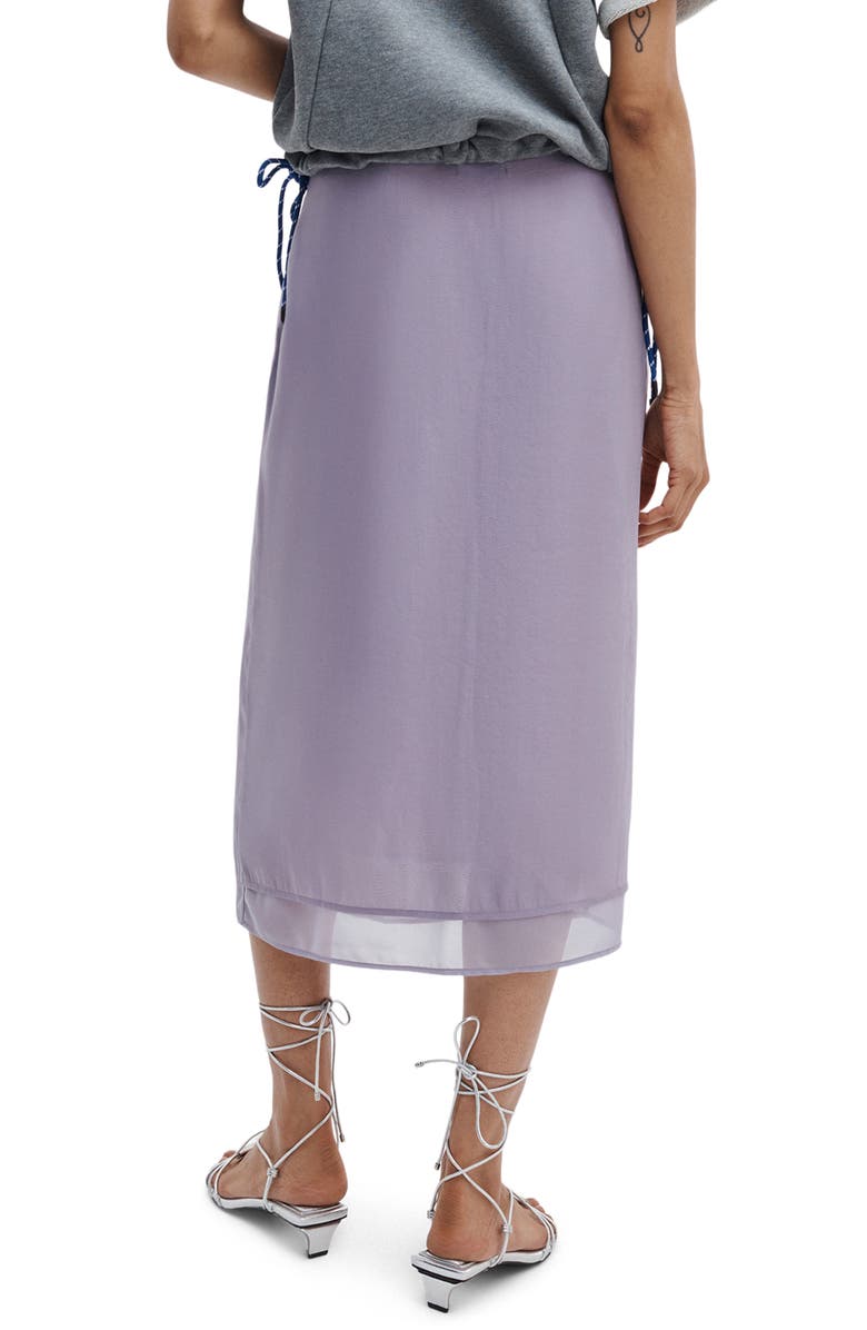 rag & bone Suki Midi Skirt, Alternate, color, Lilac