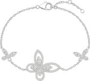 Donatello Gian Butterfly Crystal Bracelet