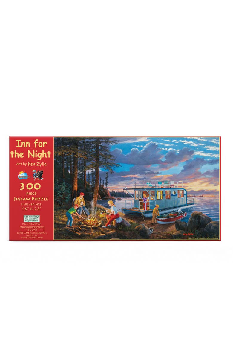 Inn for the Night 300 piece Jigsaw Puzzle for Adults, Alternate, color, Multicolor