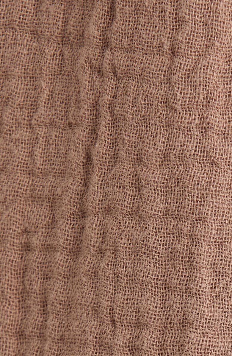 Elan Flowy Cotton Cover-Up Skort, Alternate, color, Taupe