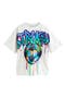 Kids' Graffiti Soccer Cotton Graphic T-Shirt