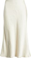 Anne Klein Pull-On Satin Bias Cut Skirt