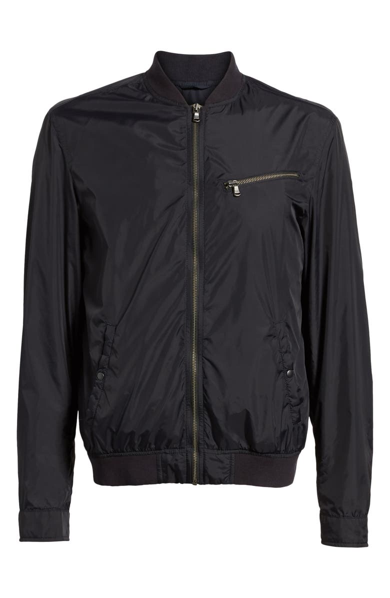 John Varvatos Star USA Slim Fit Bomber Jacket, Alternate, color,
