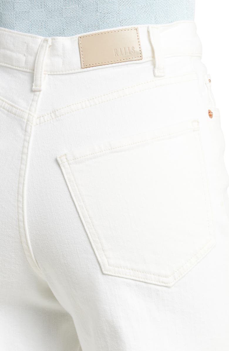 Rails The Getty High Waist Wide Leg Jeans, Alternate, color, Vintage Ecru