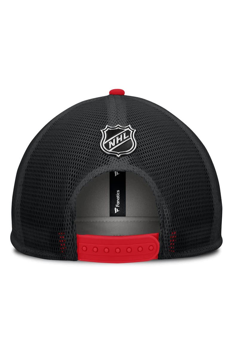 FANATICS Men's Fanatics Black/Red New Jersey Devils Authentic Pro Hometown Rink Foam Trucker Snapback Hat, Alternate, color, Black