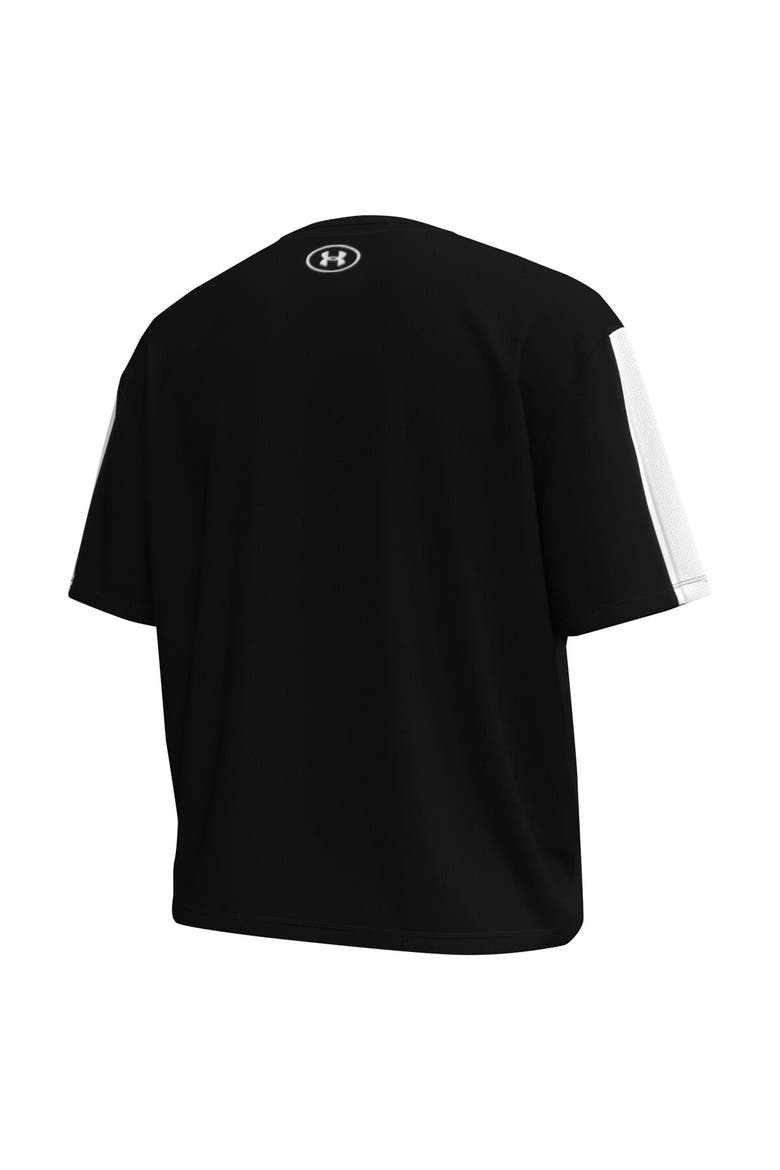 Women's Under Armour Black South Carolina Gamecocks Challenger Waist Length Boxy Oversized T-Shirt, Alternate, color, Black