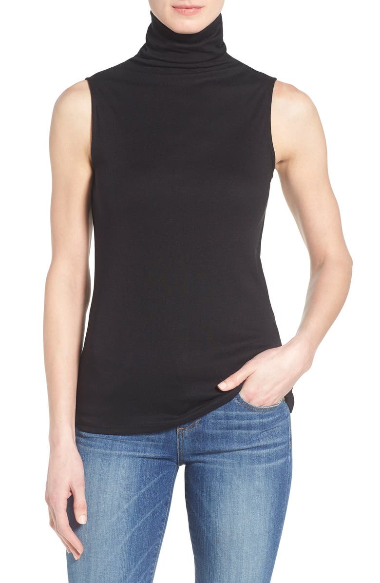GIBSONLOOK Gibson Funnel Neck Sleeveless Top, Main, color, 