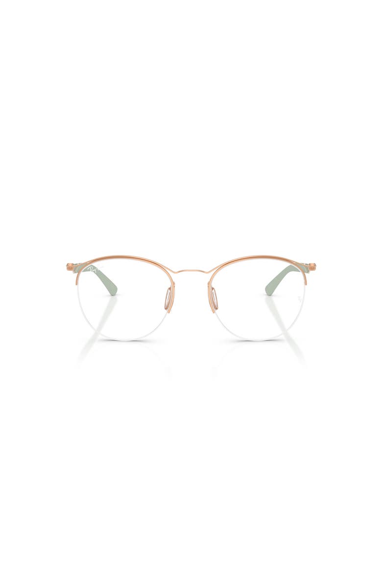 50mm Round optical glasses, Alternate, color, Pink