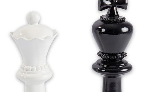 Bey-berk The Gambit Set Of 2 Bookends In Multi Color