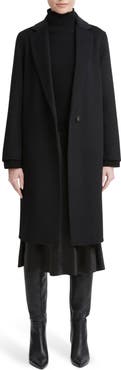 Vince One-Button Long Coat