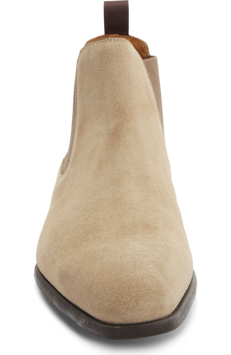 Magnanni Shaw Suede Chelsea Boot, Alternate, color, Taupe
