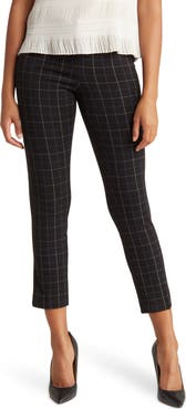 Amanda & Chelsea Amanda Windowpane Ponte Pants