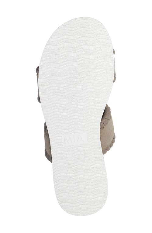 Mia Vada Two-strap Sandal In Taupe