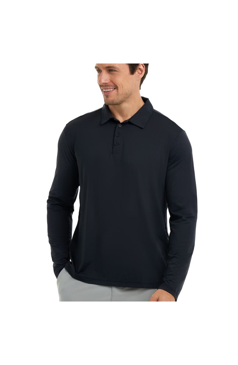 BloqUV Men's Long Sleeve Collared Shirt, Main, color, 