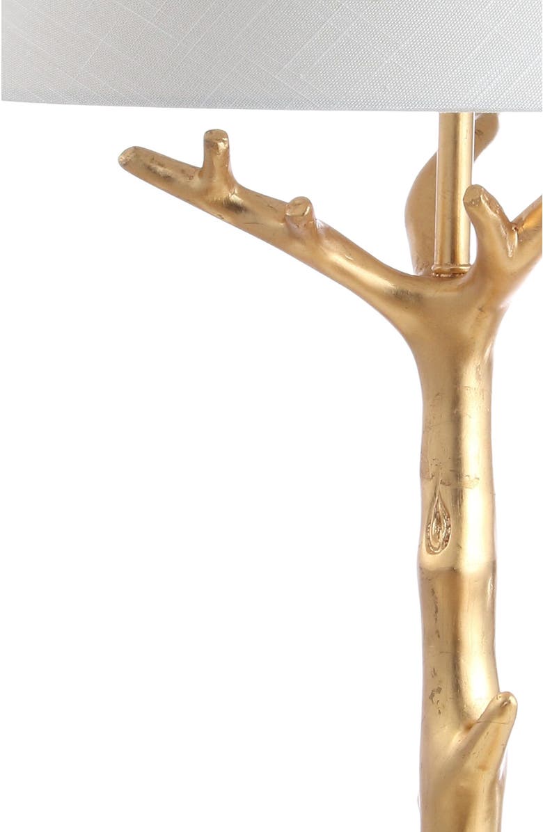 JONATHAN Y Galen 33.5" Resin LED Table Lamp, Gold, Alternate, color, Gold Leaf