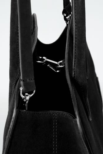 COS Mini Studio Bowling Bag - Suede | Nordstrom