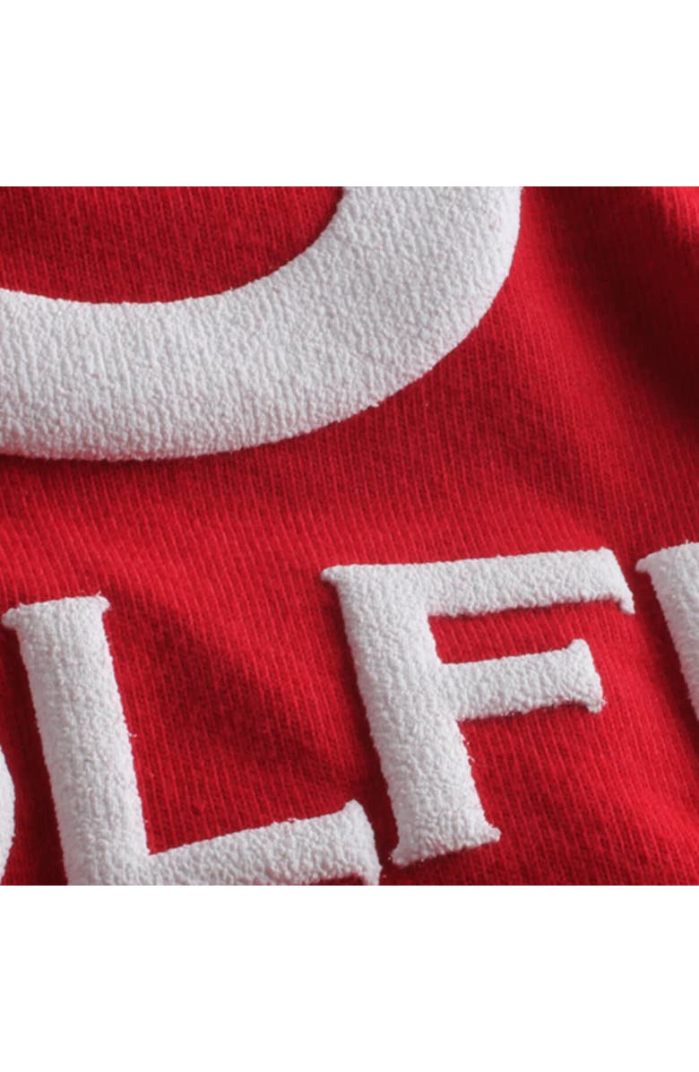 SPIRIT JERSEY Women's Red NC State Wolfpack Spirit Jersey Oversized T-Shirt, Alternate, color, 