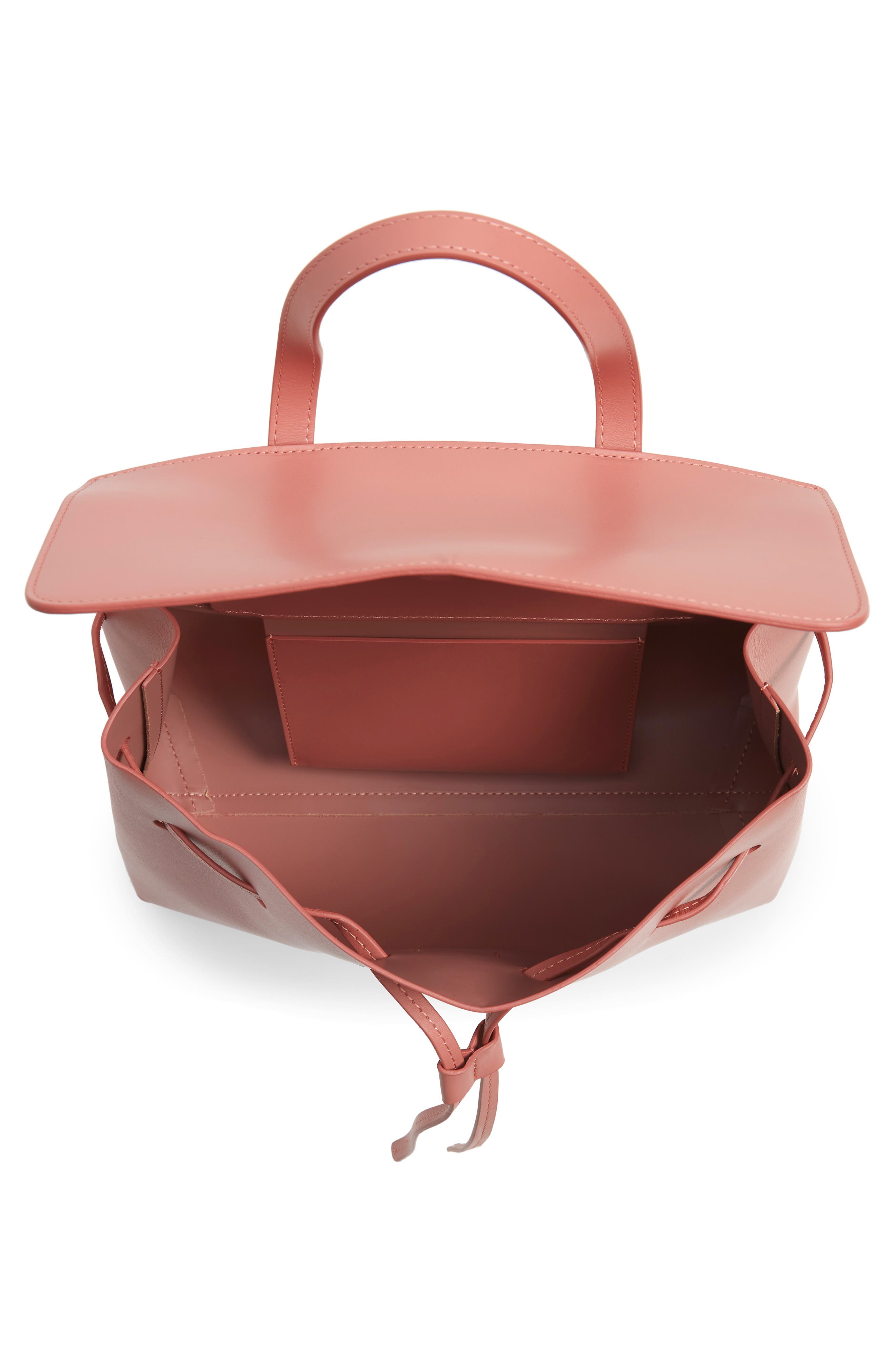 Mansur Gavriel Mini Lady Leather Bag, Alternate, color, 
