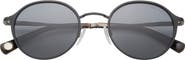 Ted Baker London 49mm Full Rim Polarized Round Sunglasses
