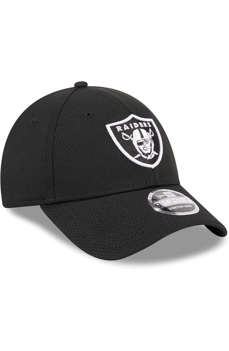 New Era Men's New Era Black Las Vegas Raiders  Main B-Dub 9FORTY Adjustable Hat, Alternate, color, 