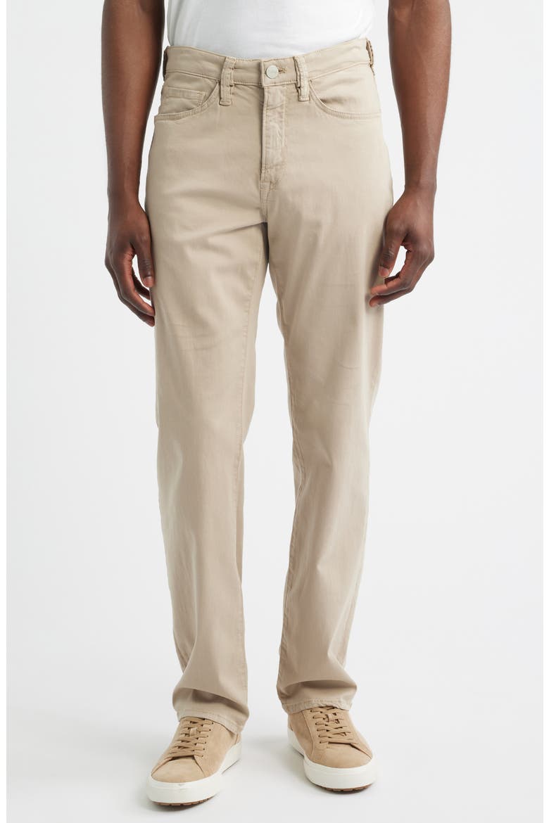 Charisma Relaxed Straight Leg Twill Pants, Main, color, SAND TWILL