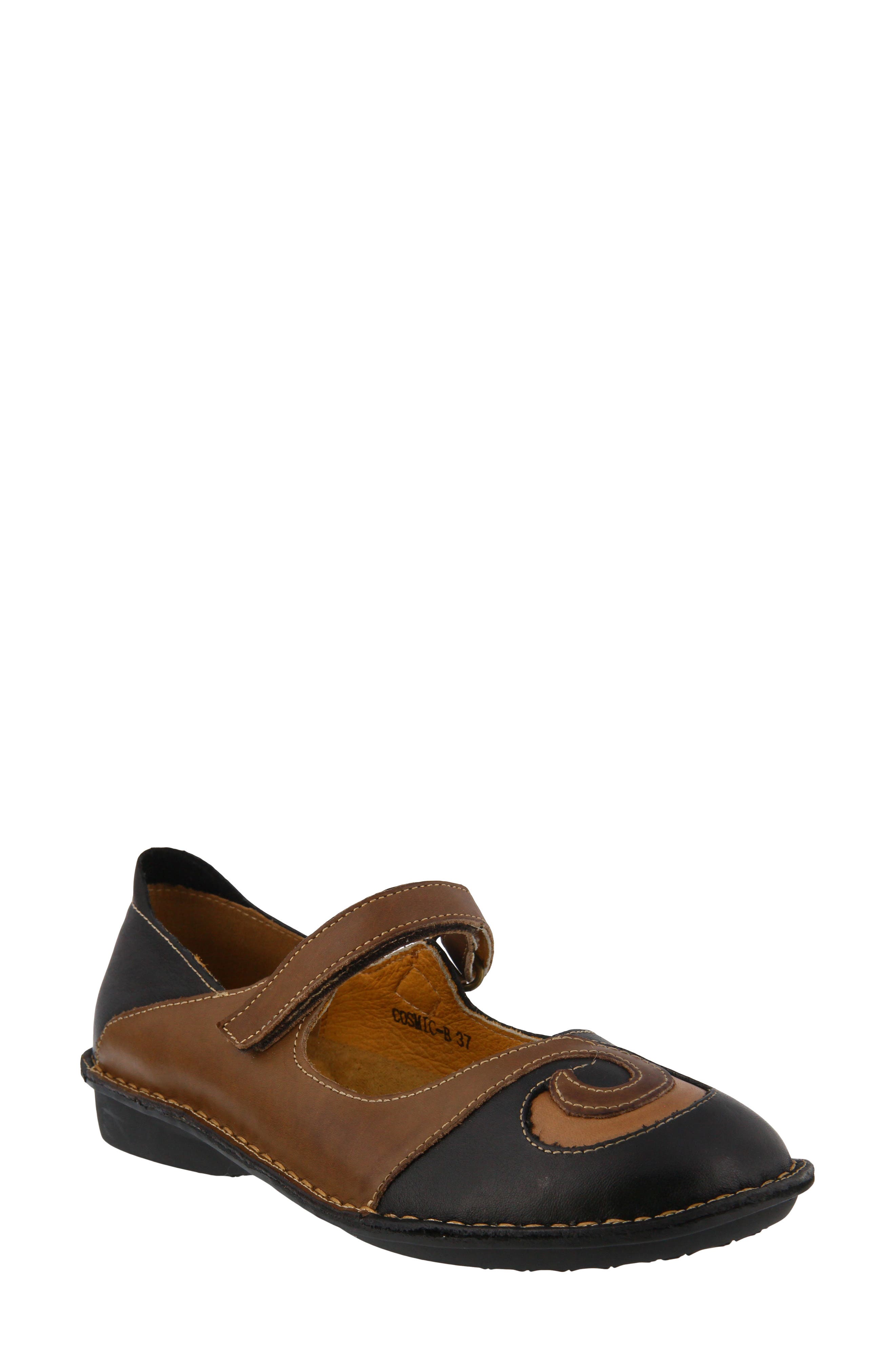 Cosmic Mary Jane Flat, Main, color, BLACK