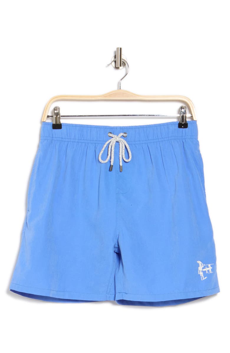 Vintage Summer Volley Swim Trunks, Alternate, color, Blue