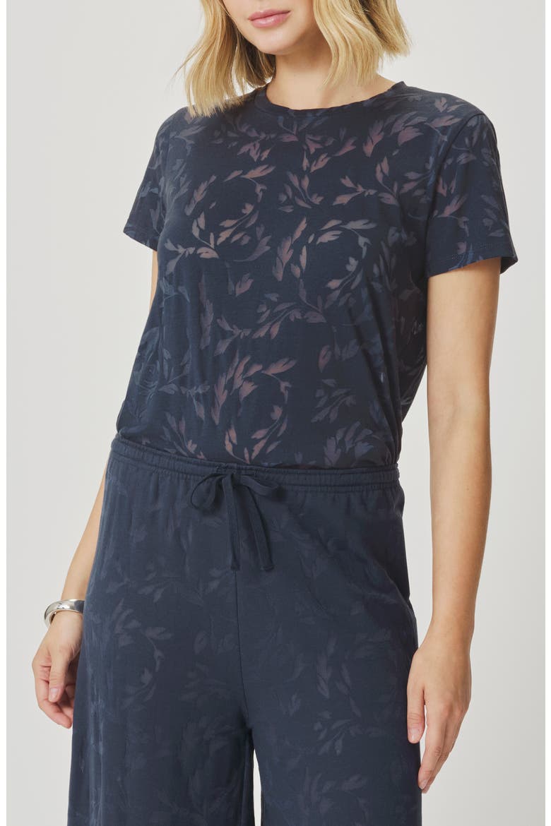 Air Burnout T-Shirt, Main, color, MOOD INDIGO BLUE