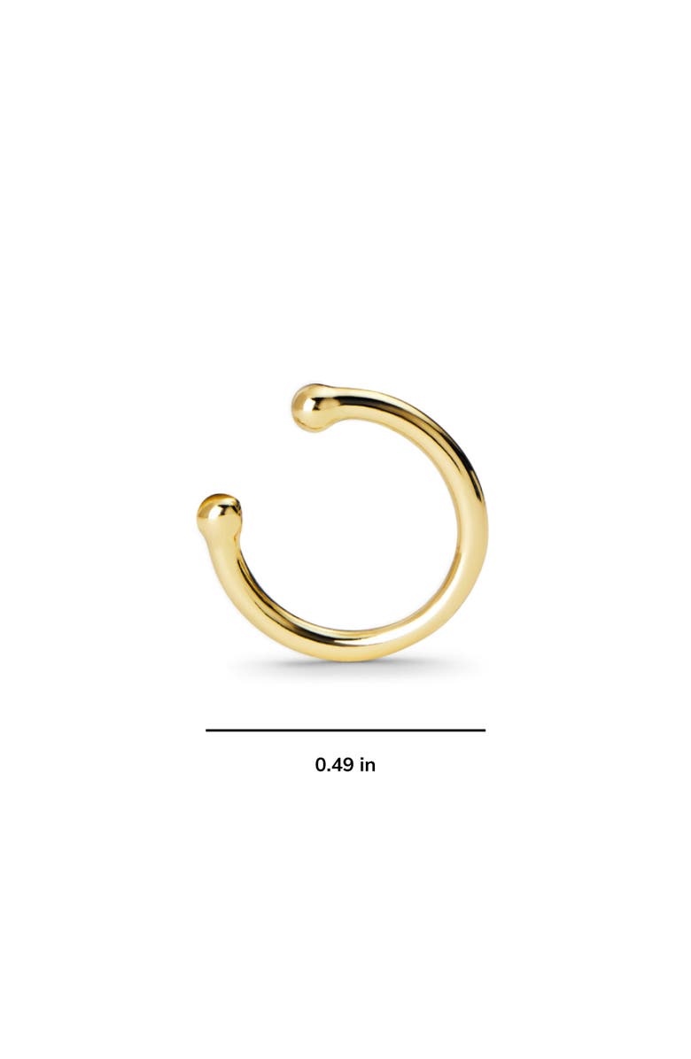 Ana Luisa Sterling Silver - Simple Ear Cuff, Alternate, color, Gold