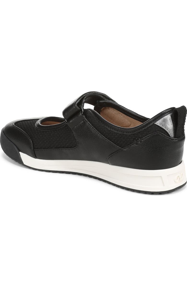 Naturalizer Greta Mary Jane Sneaker, Alternate, color, Black Mesh Faux Leather