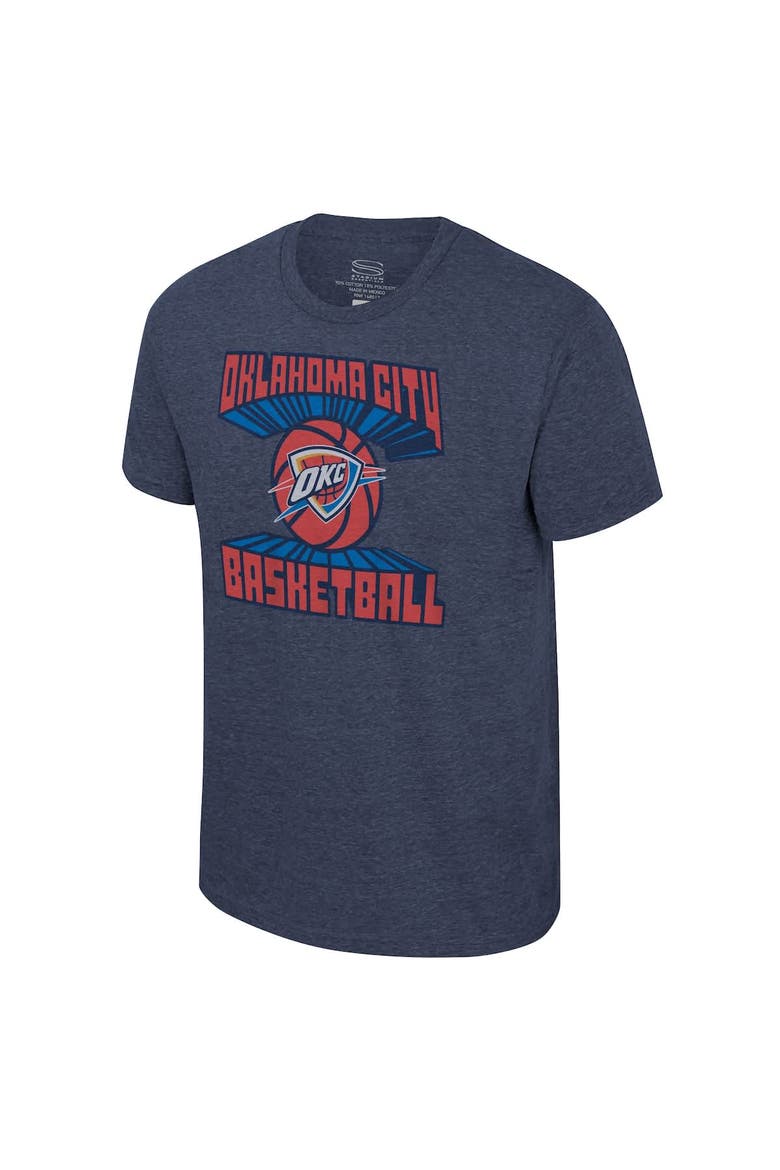 Unisex Stadium Essentials  Navy Oklahoma City Thunder Club Time Tri-Blend T-Shirt, Alternate, color, Navy