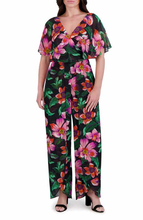 Kensie Floral Print Jumpsuit