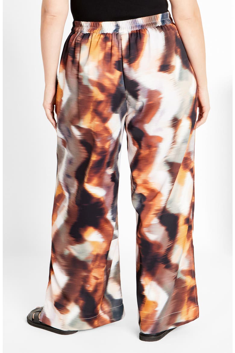 Mira Printed Wide Leg Pants, Alternate, color, GEO PRINT