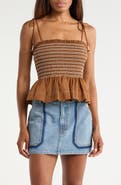 Veronica Beard Ophelia Smock Cotton Top
