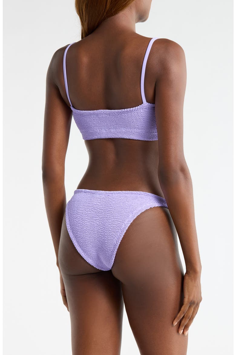 Gigi Crinkled Two-Piece Swimsuit, Alternate, color, LILAC