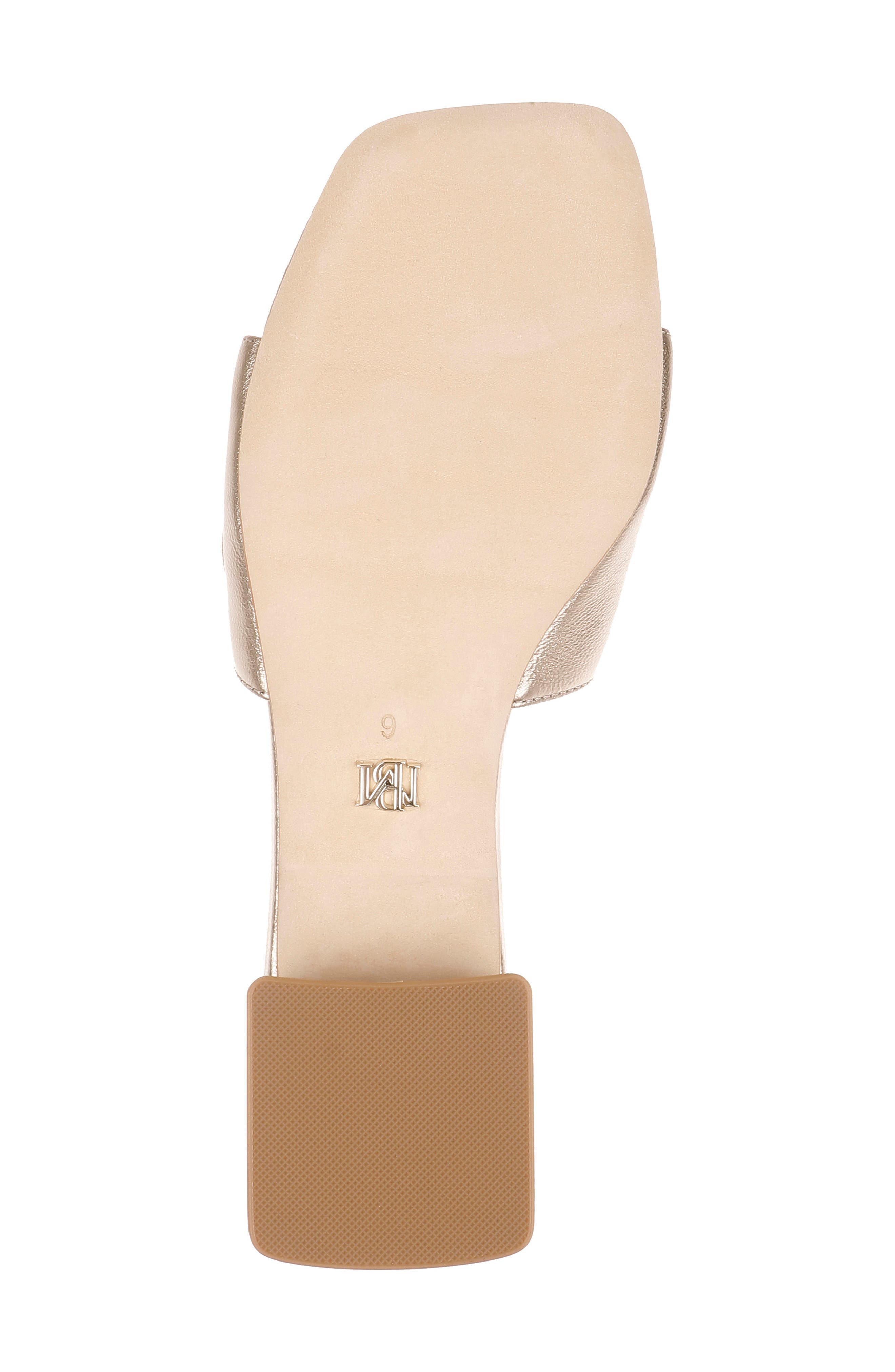 Badgley Mischka Collection Giorgia II Slide Sandal, Alternate, color, Champagne Leather