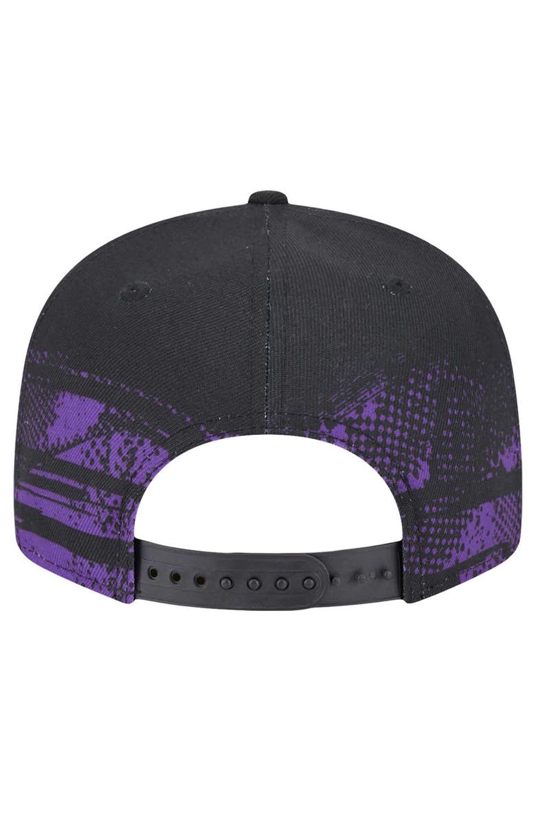 New Era Men's New Era Black Sacramento Kings Tip-Off 9FIFTY Snapback Hat, Alternate, color, Black