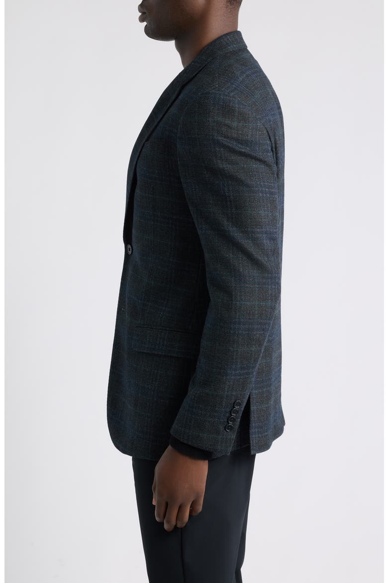 Virgin Wool Sport Coat, Alternate, color, DARK GREY