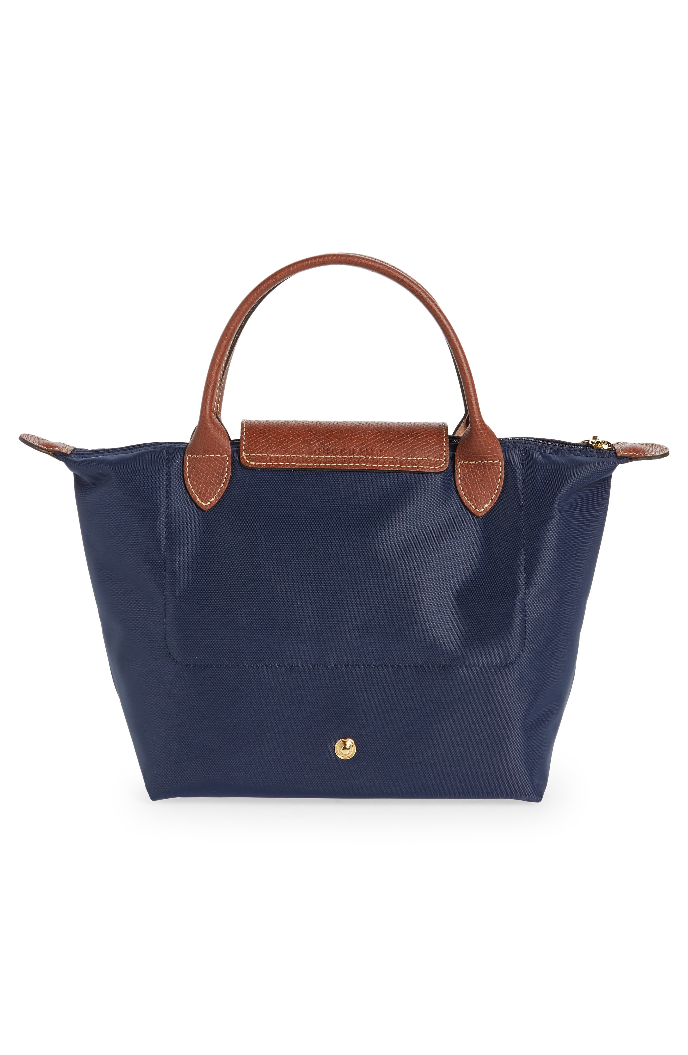 Small Le Pliage Original Top Handle Bag, Alternate, color, NAVY