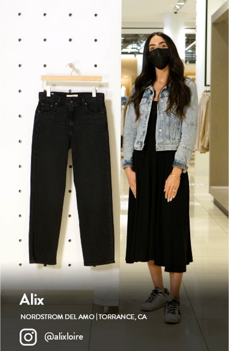 Loose Straight Leg Jeans, sales video thumbnail