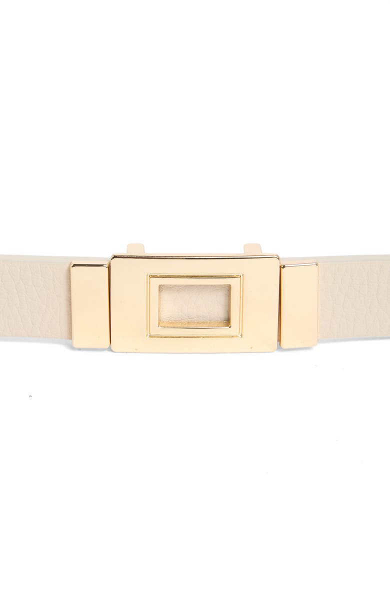 B-Low the Belt Roma Leather Belt, Alternate, color, Bone Gold