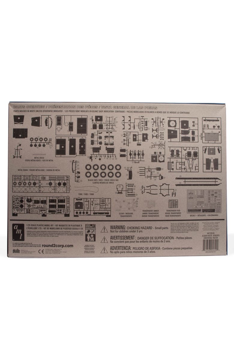 AMT Alaskan Hauler Kenworth Tractor 1 to 25 Scale Model Kit, Alternate, color, Multicolored