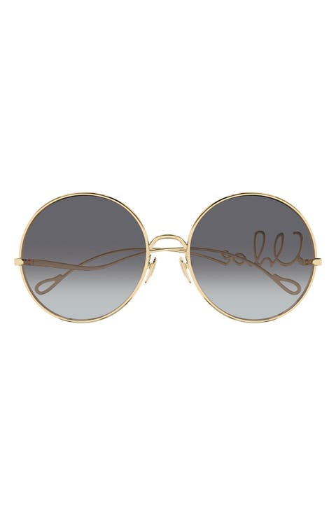 60mm Round Sunglasses