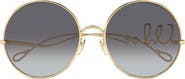 Chloé 60mm Round Sunglasses