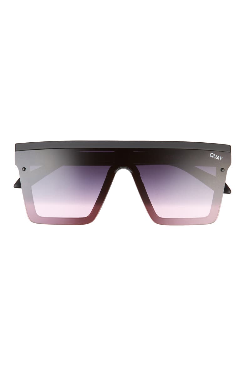 Hindsight 142mm Shield Sunglasses, Main, color, BLK BLKPNK