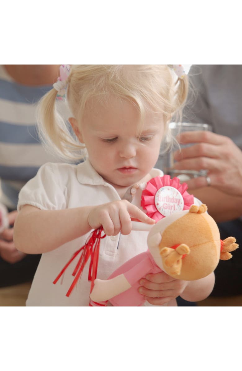 HABA Soft Baby Doll Roya - 10" Rag Doll with Red Pigtails, Pink Dress - Machine Washable HABA Doll - Ideal Soft Doll for 2 Year Old Girls, Alternate, color, Multi